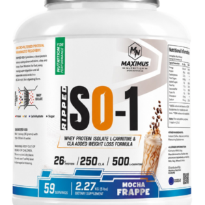 Maximus Nutrition RIPPED ISO-1 Whey Protein Isolate | Mocha Frappe 2.27kg