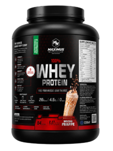 Maximus Nutrition 100% Whey Protein | Mocha Frappe 2.27kg (5 lbs)