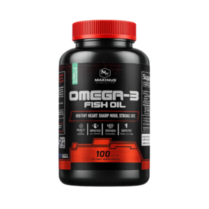 Maximus Nutrition Omega-3 Fish Oil Capsules | 100 Softgels